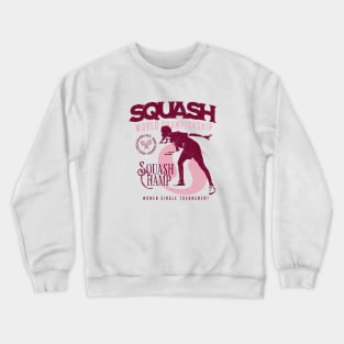 Squash Championship player Crewneck Sweatshirt